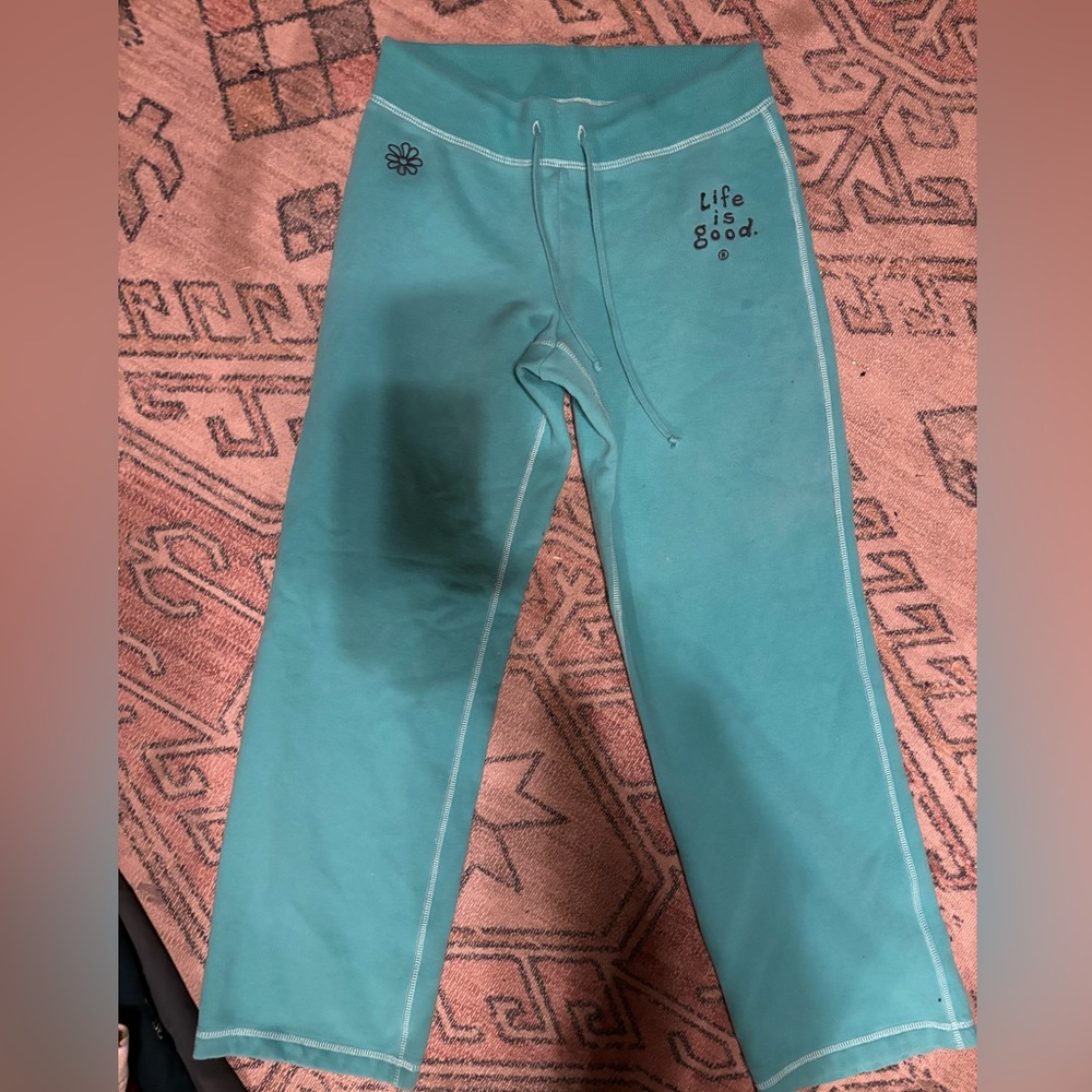 Life Is Good Seafoam Green Sweatpants